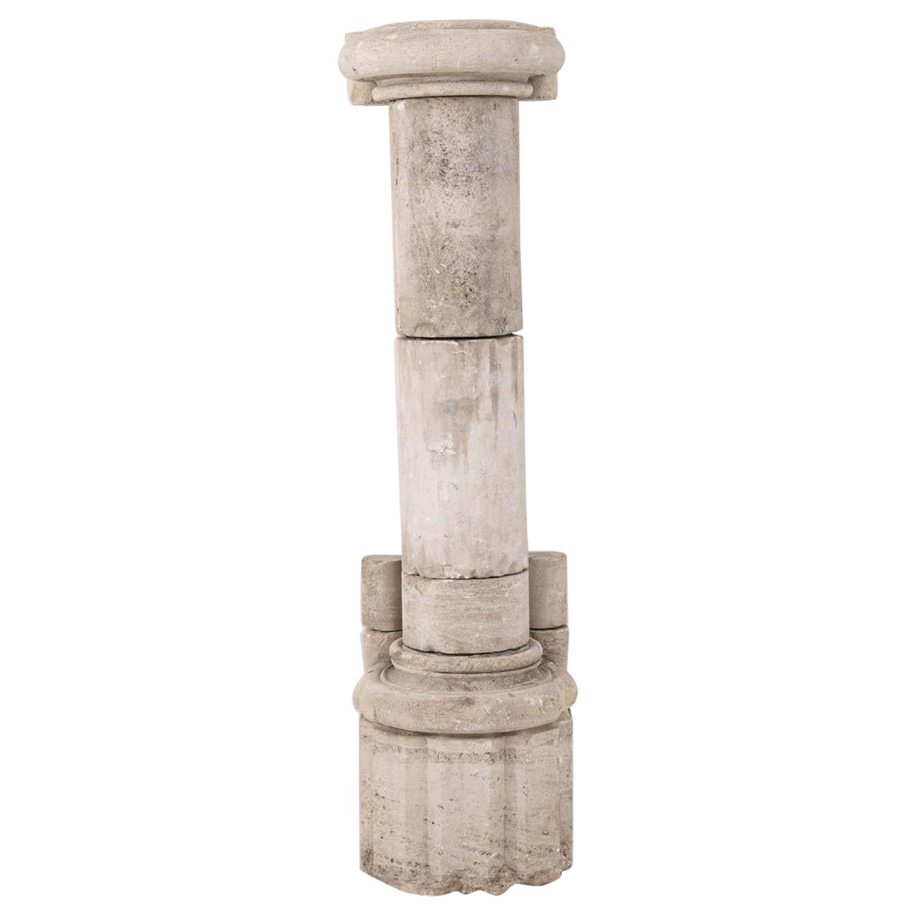 1800s French Stone Column