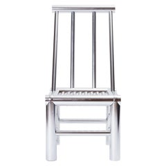 Aluminium Bamboo Chair by Joseph Dejardin