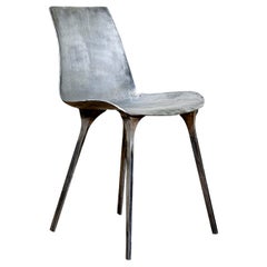 Silver, Metal Sylvie Chair by Stefano Del Vecchio for Delvis Unlimited