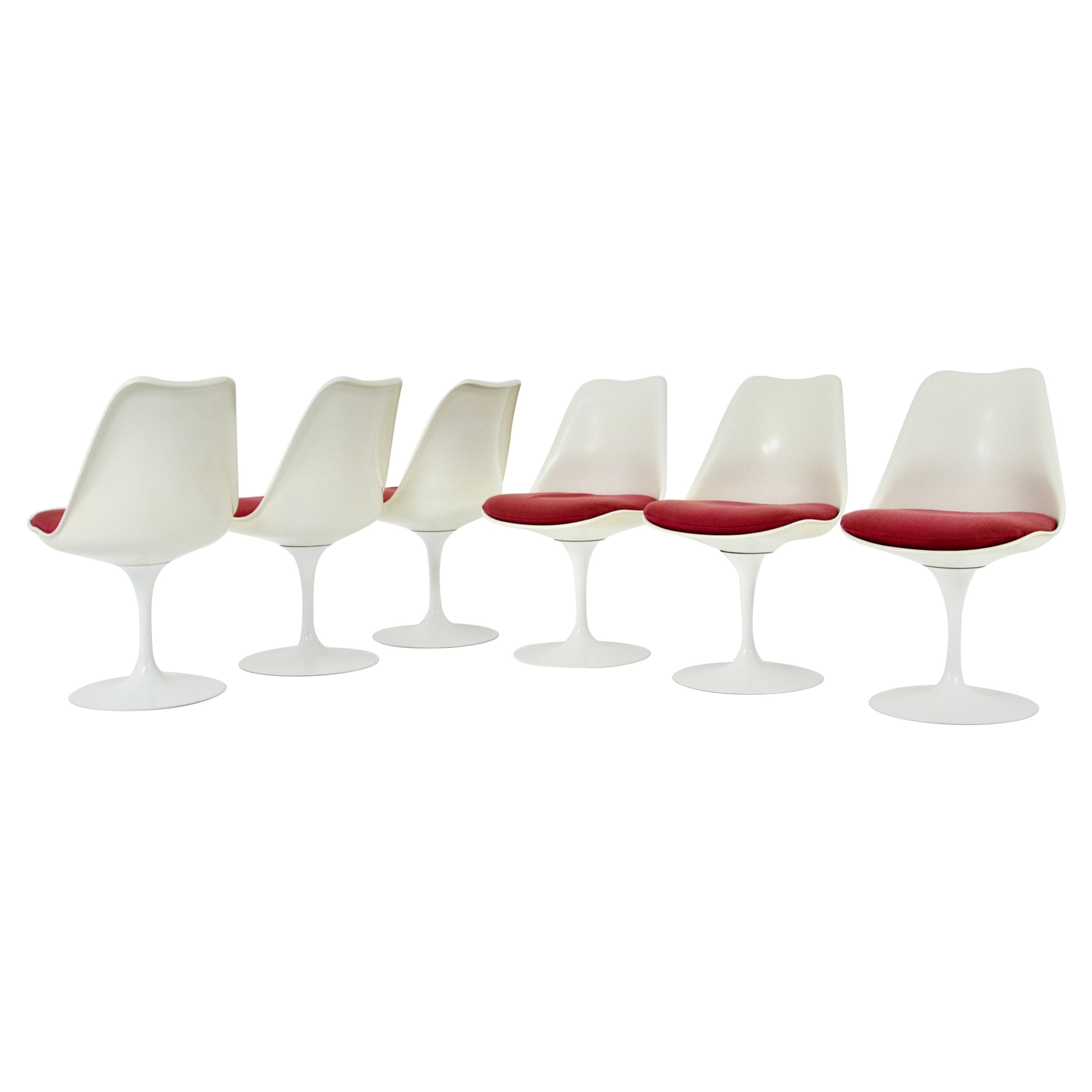Tulip Dining Chairs by Eero Saarinen for Knoll International, 1970s, Set of 6