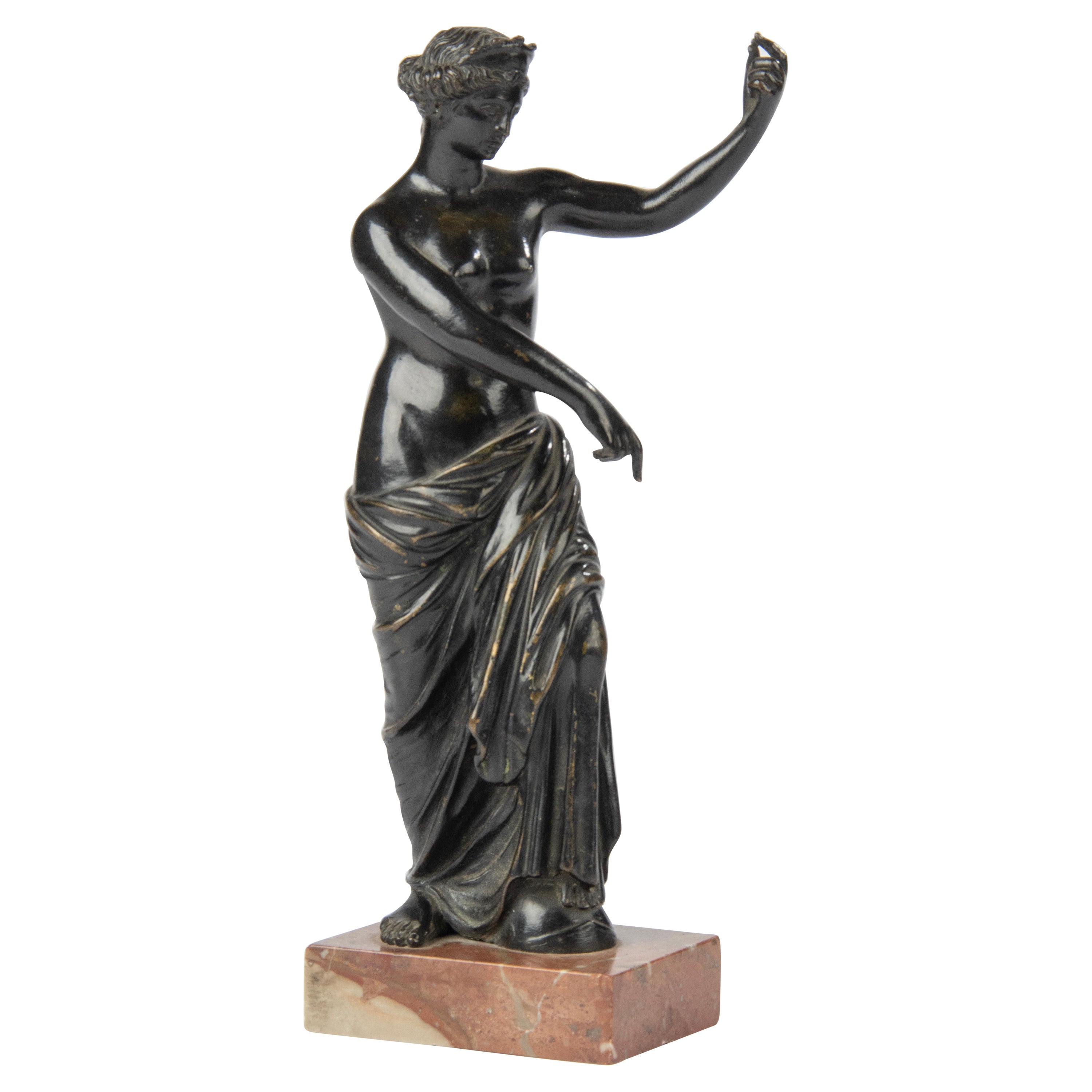 Bronzestatue der Venus- Aphrodite aus dem 19. Jahrhundert
