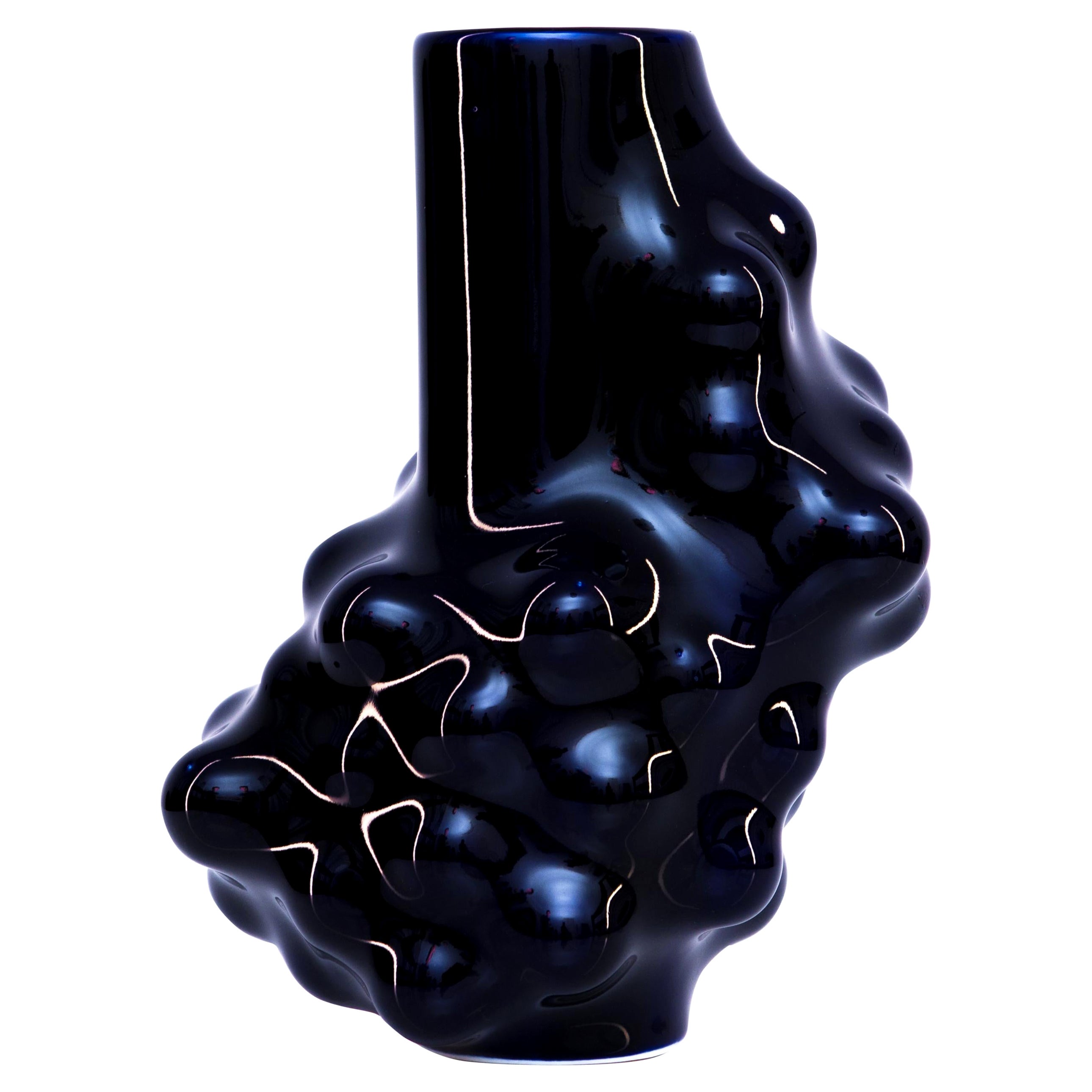 Bumps 2.0 Caraffa blu cobalto di Arkadiusz Szwed