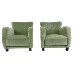 Pair of 1940s Danish Lounge Chairs