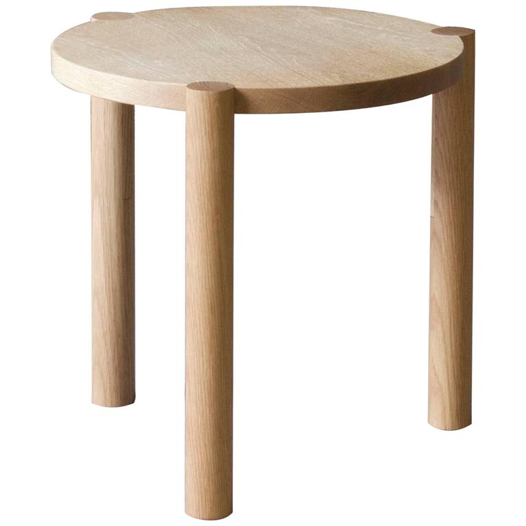 WC4 Side Table by ASH NYC in White Oak For Sale at 1stdibs