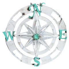 Three Dimensional Wall Hanging Compass with Rotating Star