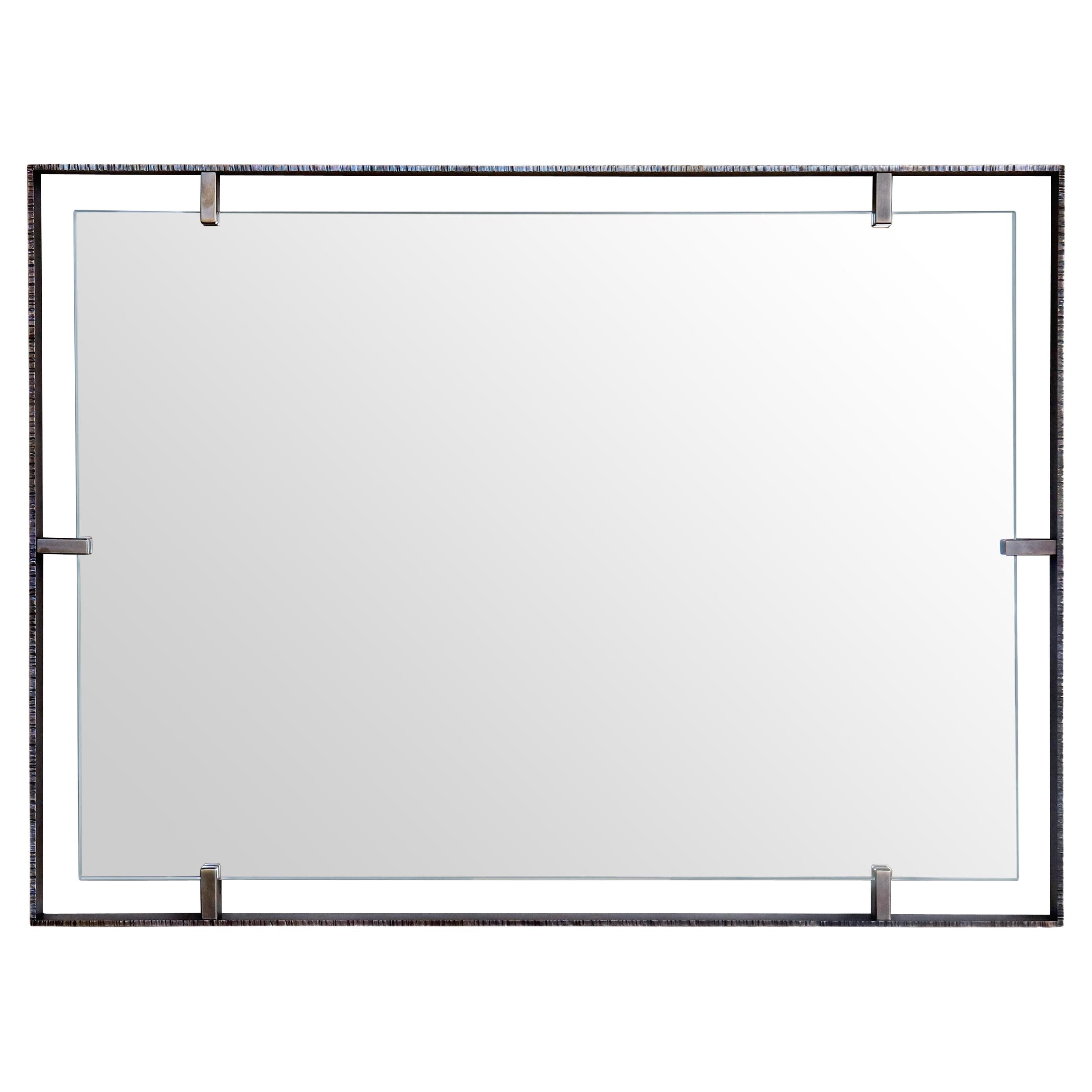 Miroir rectangulaire "Gouge" de William Emmerson