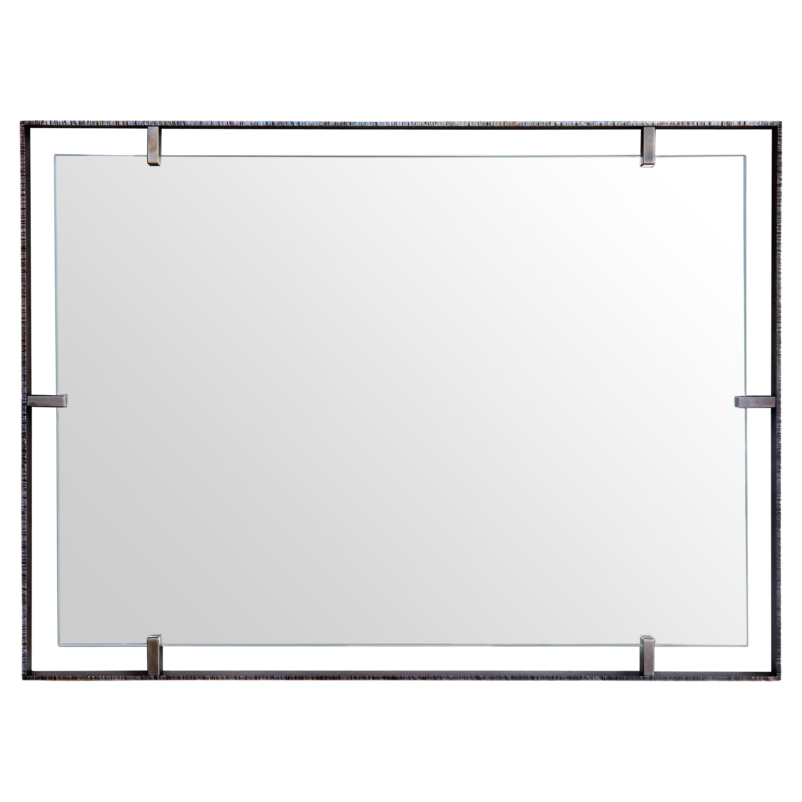 William Emmerson Rectangle "Gouge" Mirror For Sale