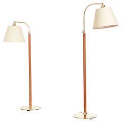 Jacques Adnet Style Floor Lamps