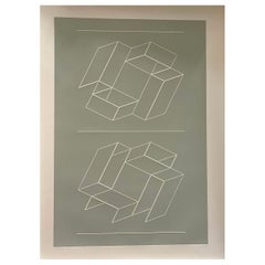 Josef Albers from White Embossings on Gray Series, Print iii