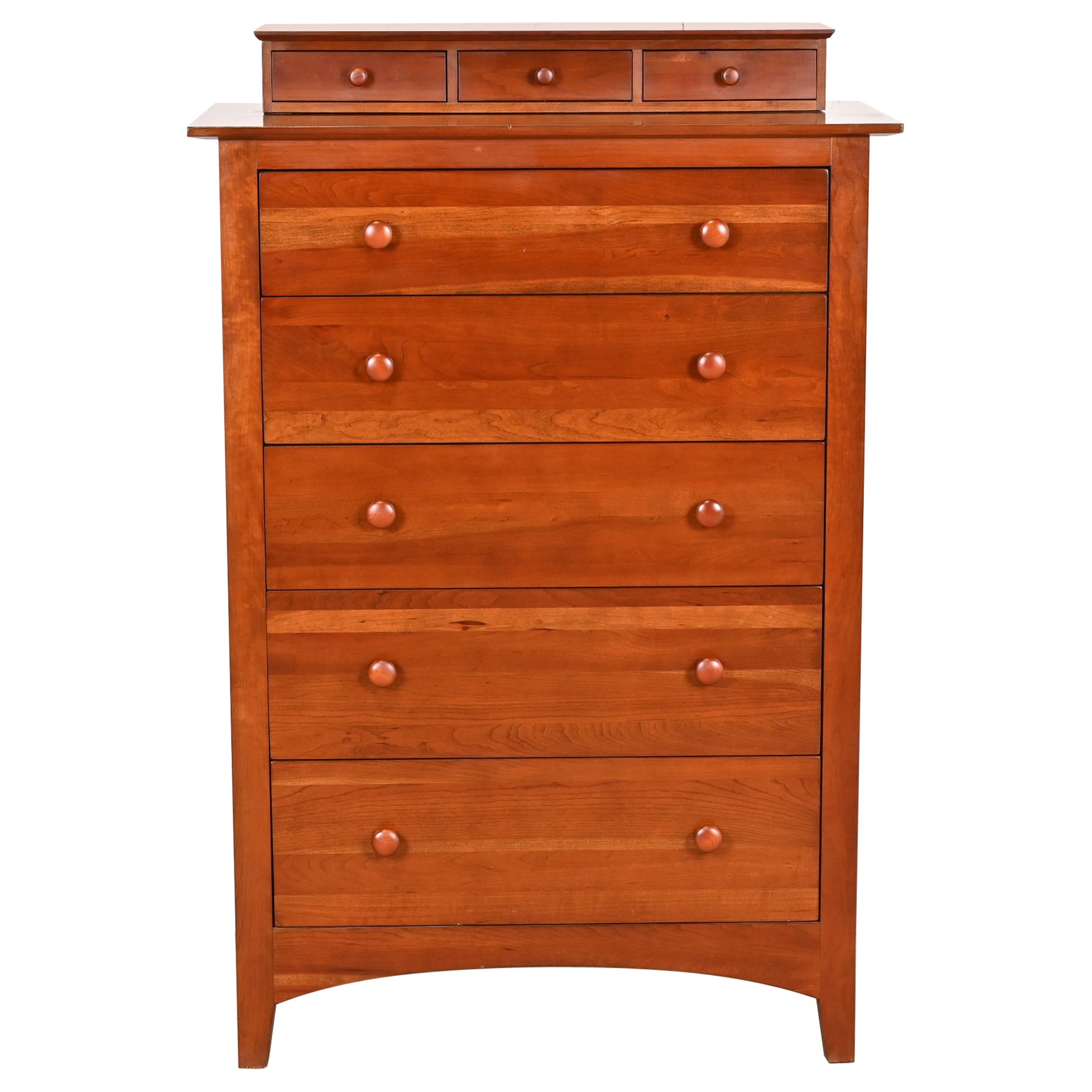 Ethan Allen Solid Cherry Wood Gentleman's Chest at 1stDibs