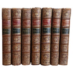 Set of Fine Antique Leather Bindings for Decoration, French, C.1790