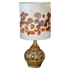 Double Lighting French Ceramic Lamp by Georges Pelletier, 1970s