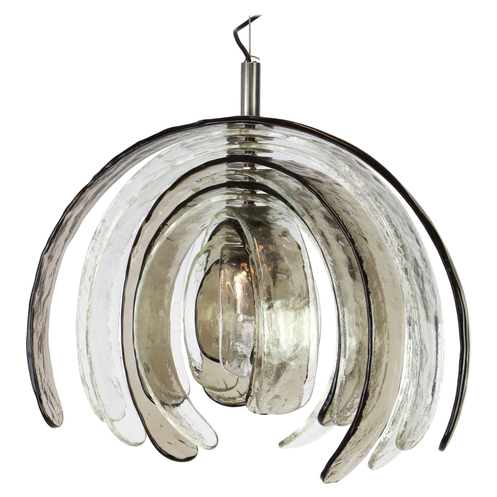 Murano Glass Chandelier Designed by Carlo Nason for Kalmar, 1960s For Sale
