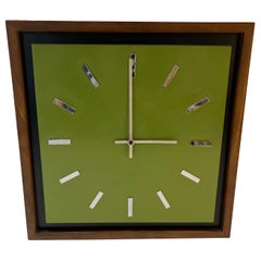 Vintage Midcentury Peter Pepper Products Wall Clock