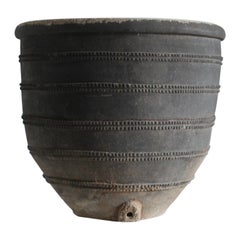 Très grand pot primitif catalan Cosi Sabi du 19ème siècle