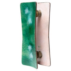 Coppia di rare maniglie per porte in smalto di Paolo De Poli e Gio Ponti per VIS