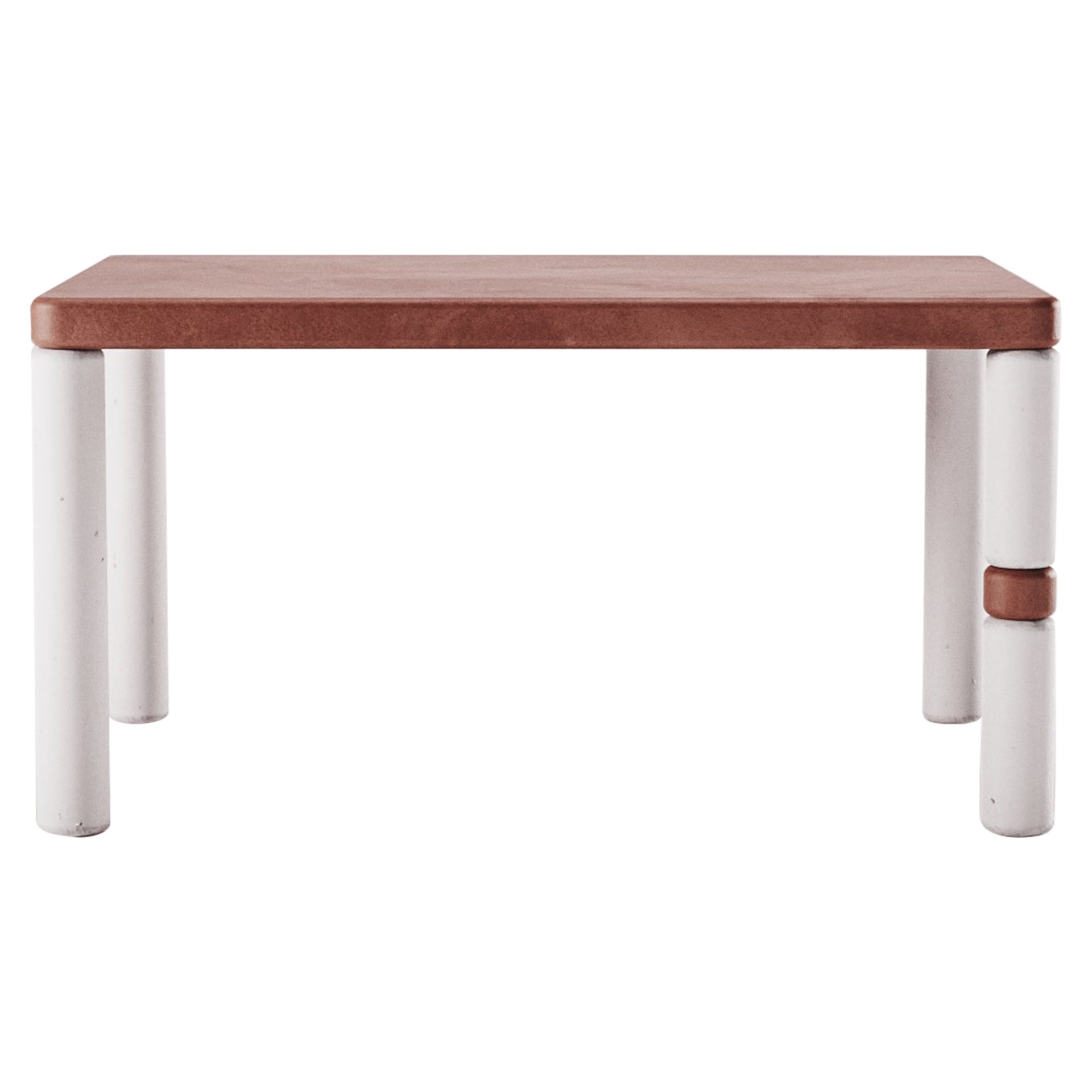 Table rectangulaire en béton, Collection Flipper Studio Irvine pour Forma & Cemento