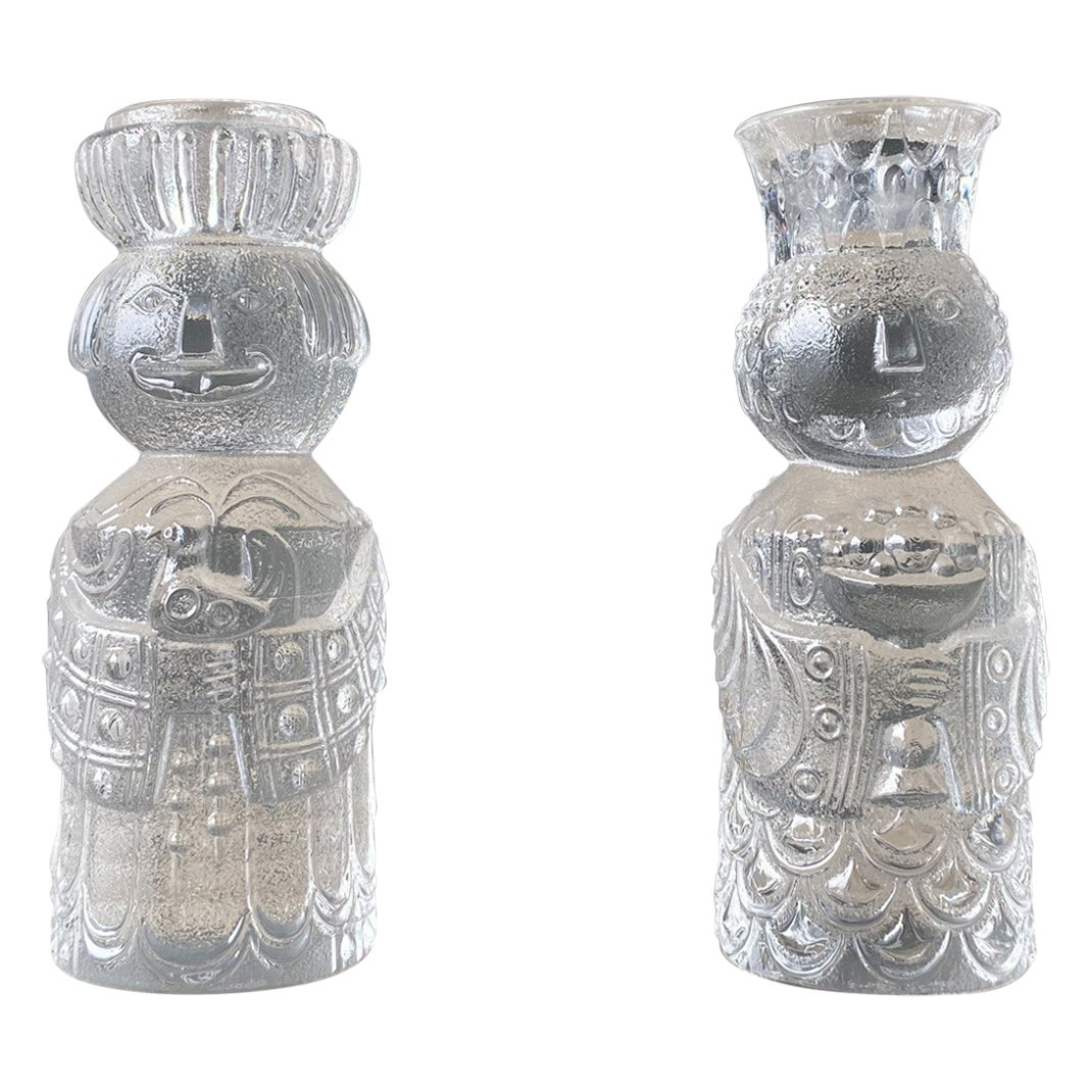Paire de chandeliers Studio Line de Bjorn Wiinblad pour Rosenthal, années 1970