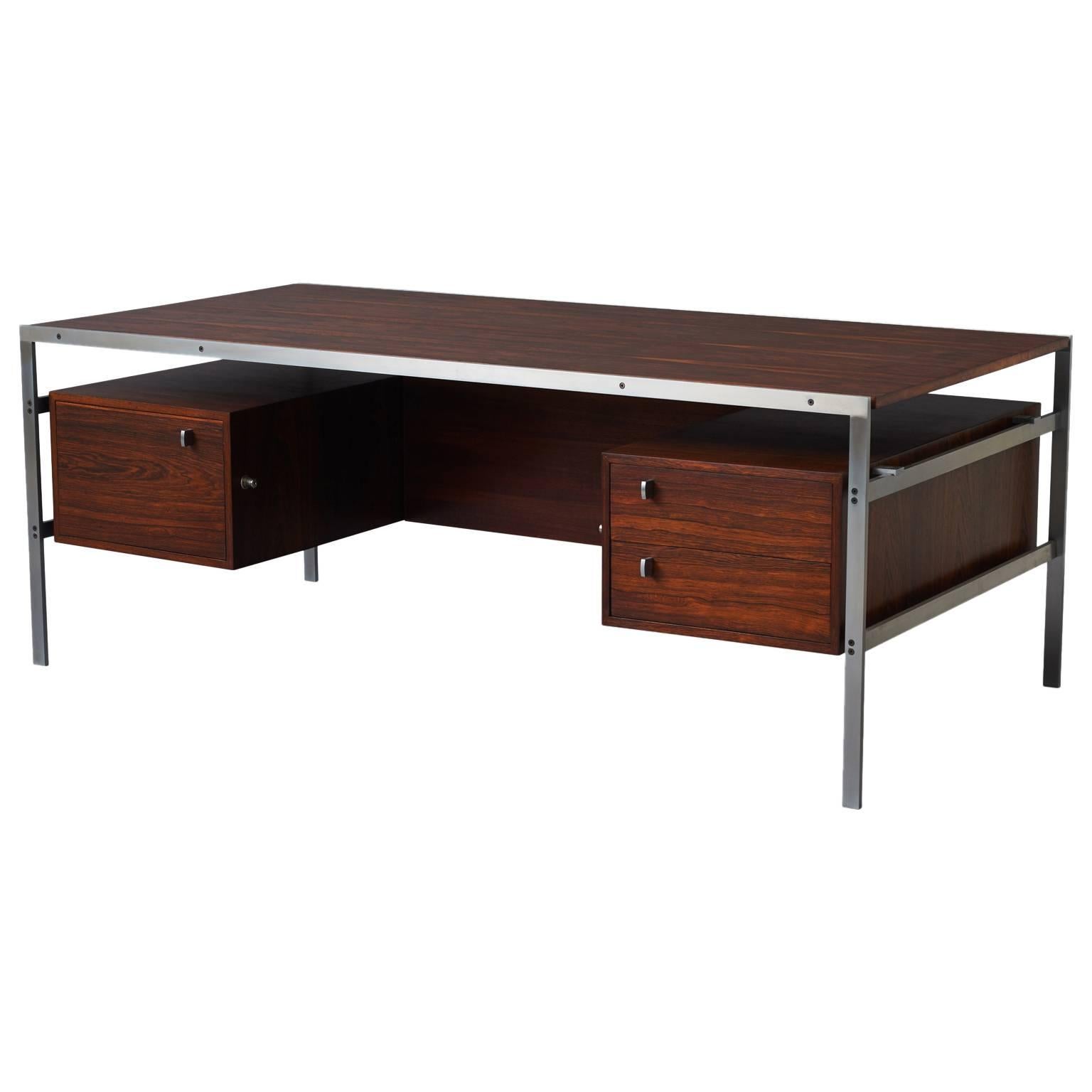 Preben Fabricius and Jorgen Kastholm Executive Desk For Sale