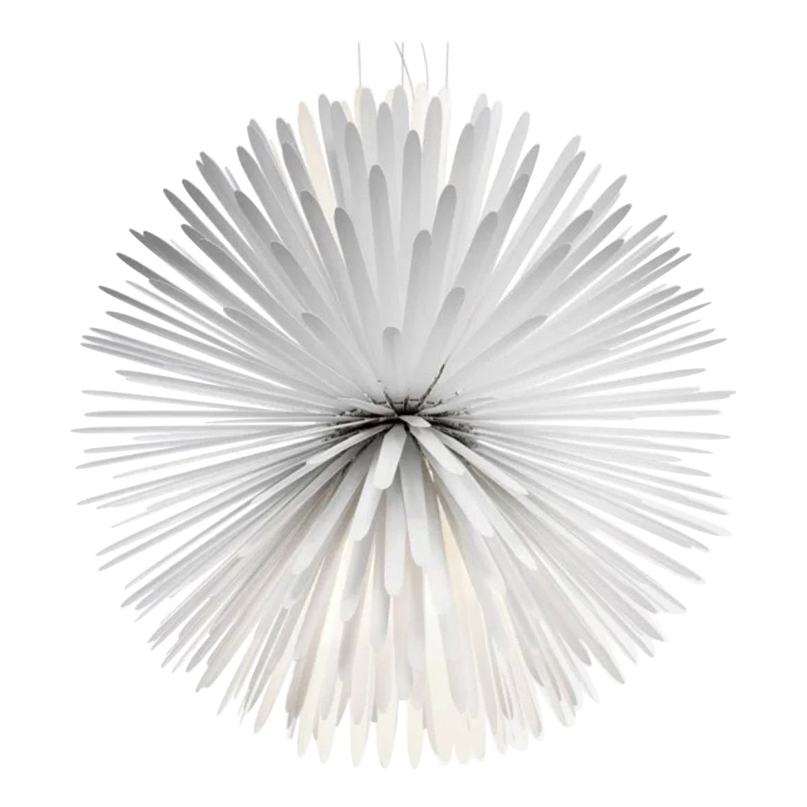 Tord Boontje 'Sun-Light of Love’ Metal Suspension Lamp in White for Foscarini For Sale