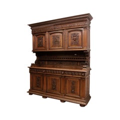 Used Renaissance Cupboard, France, circa 1870