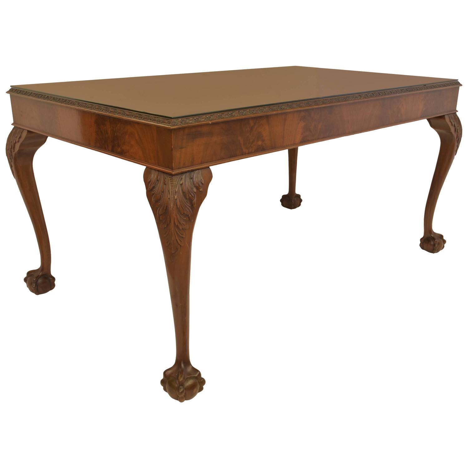 Chippendale Style Library Table or Desk at 1stdibs