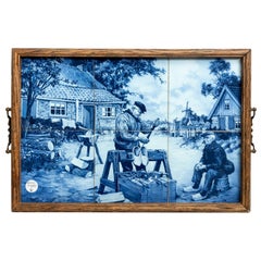 Porcelaine De Fles Delft Tray