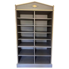 Neoclassical Mid-20th Century Bookcase or Shelving Cupboard