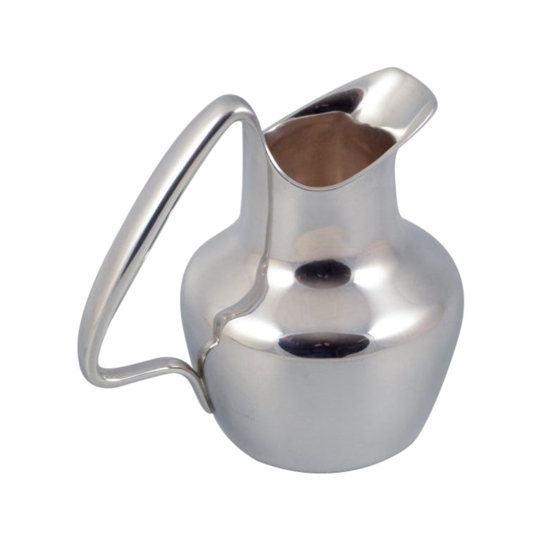 Henning Koppel for Georg Jensen, Rare Jug in Sterling Silver, 1960s For Sale