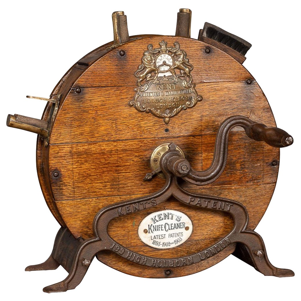 19th Century Victorian Knife Sharpener, George Kent, London, circa 1890 For Sale