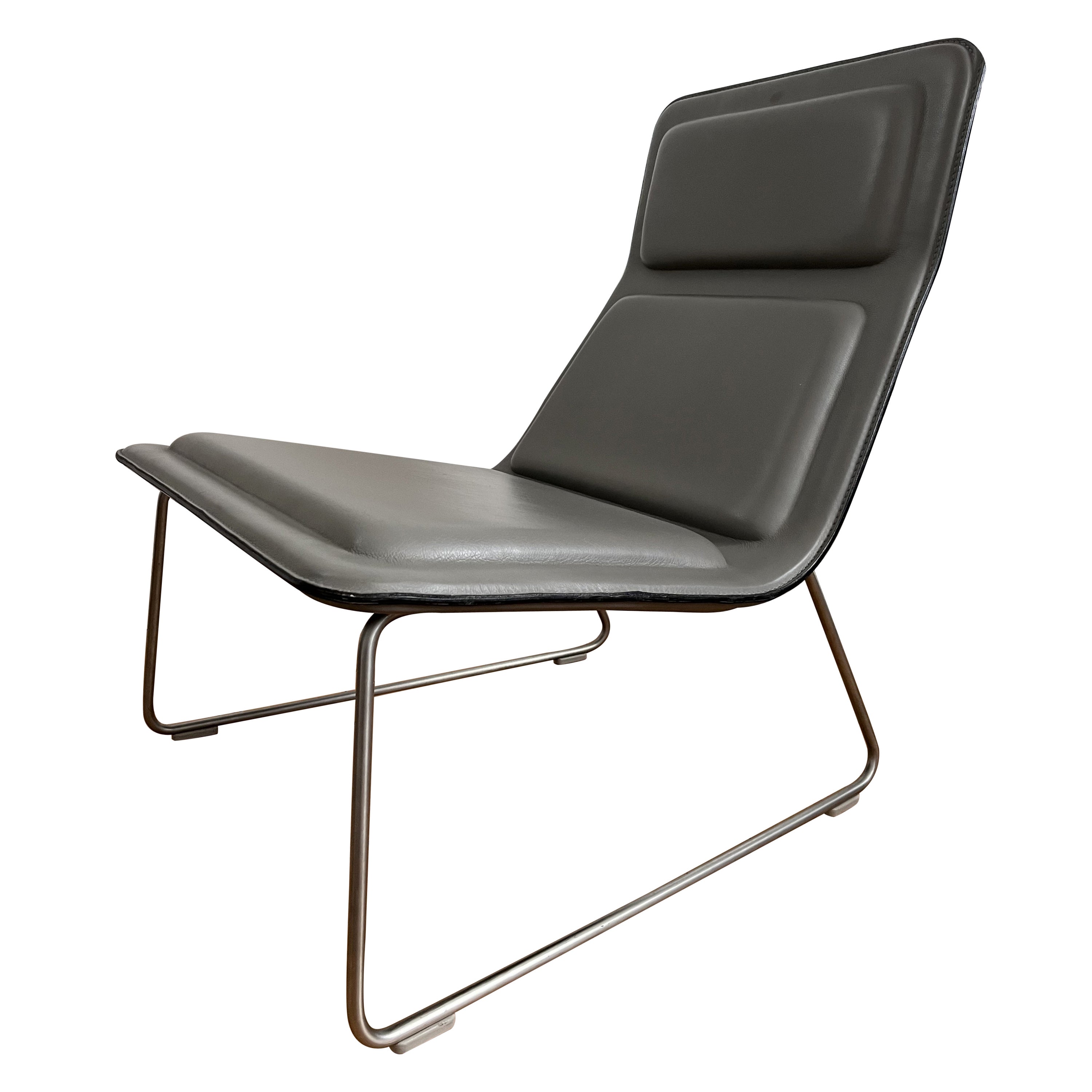 Jasper Morrison Low Pad Lounge Chair for Cappellini For Sale