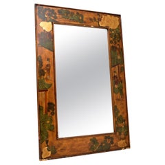 Large Vintage Chinoiserie Mirror