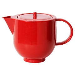 Antique Yoko teapot red