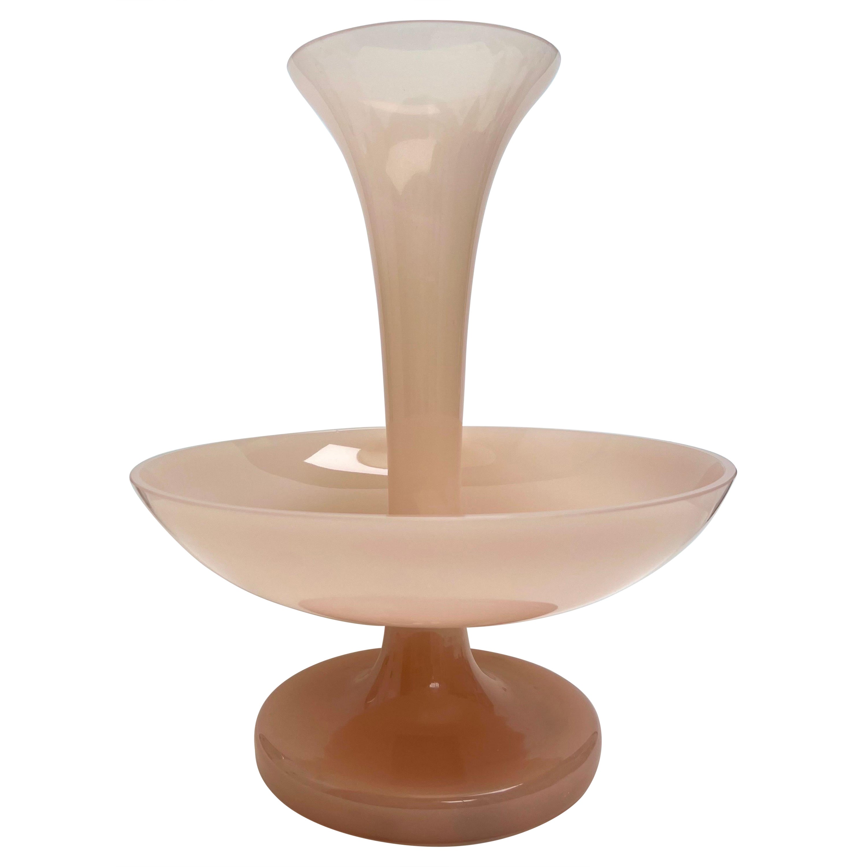 Art Deco French Opaline Epergne For Sale