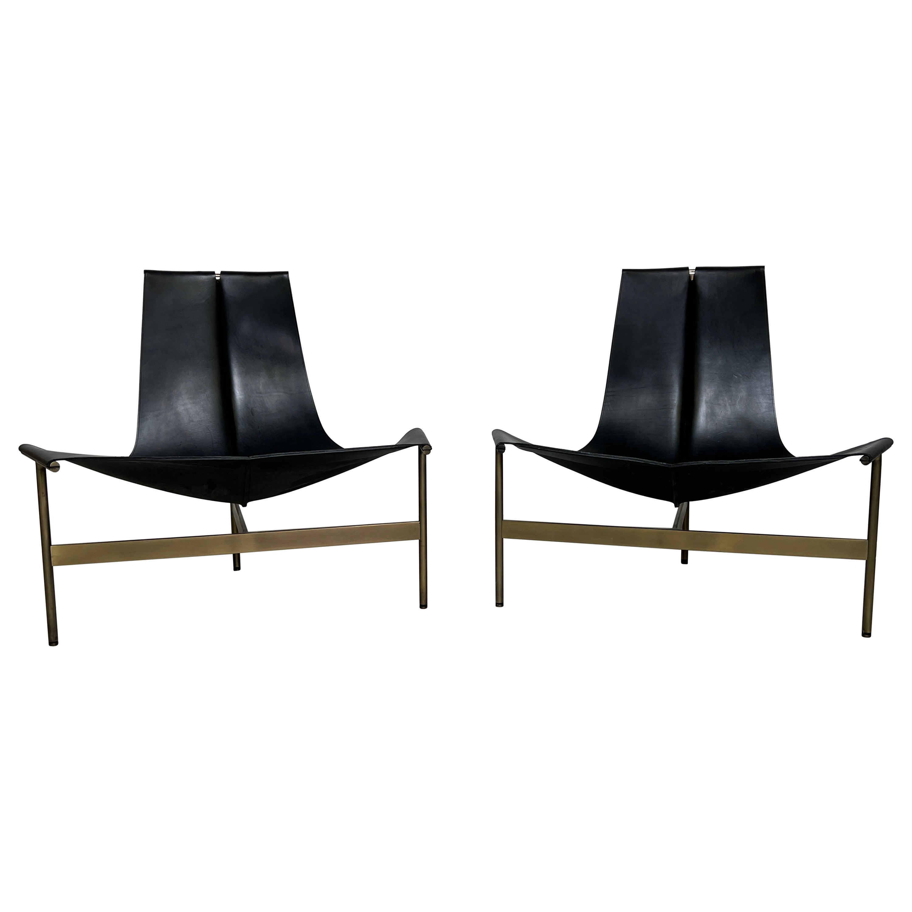 Pair of Bronze TG-15 Lounge Chair by Katavolos, Littell, & Kelley For Sale