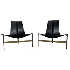 Pair of Bronze TG-15 Lounge Chair by Katavolos, Littell, & Kelley