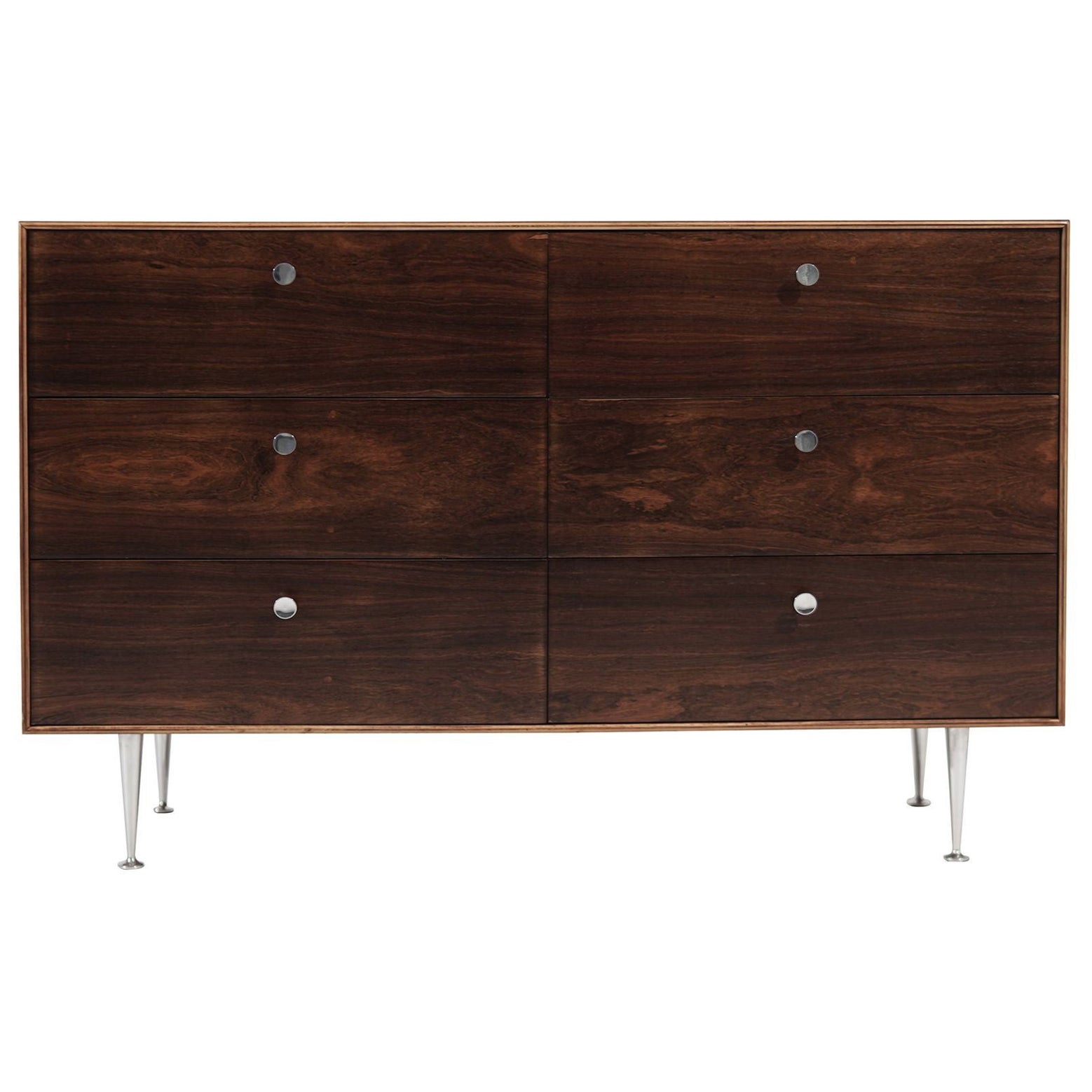 Thin Line Dresser in Rosewood by George Nelson for Herman Miller For Sale