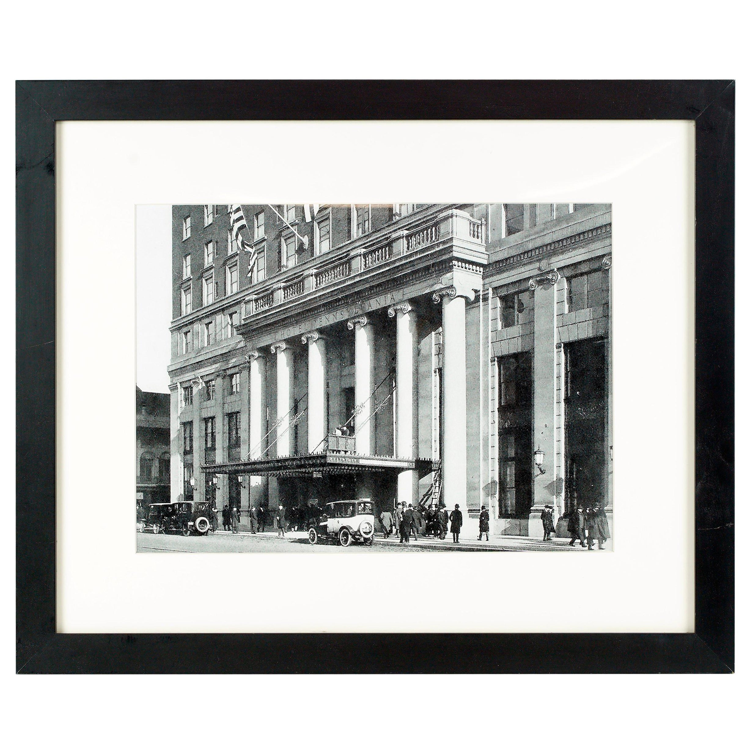 Framed Matted The Hotel Pennsylvania, NYC Photograph