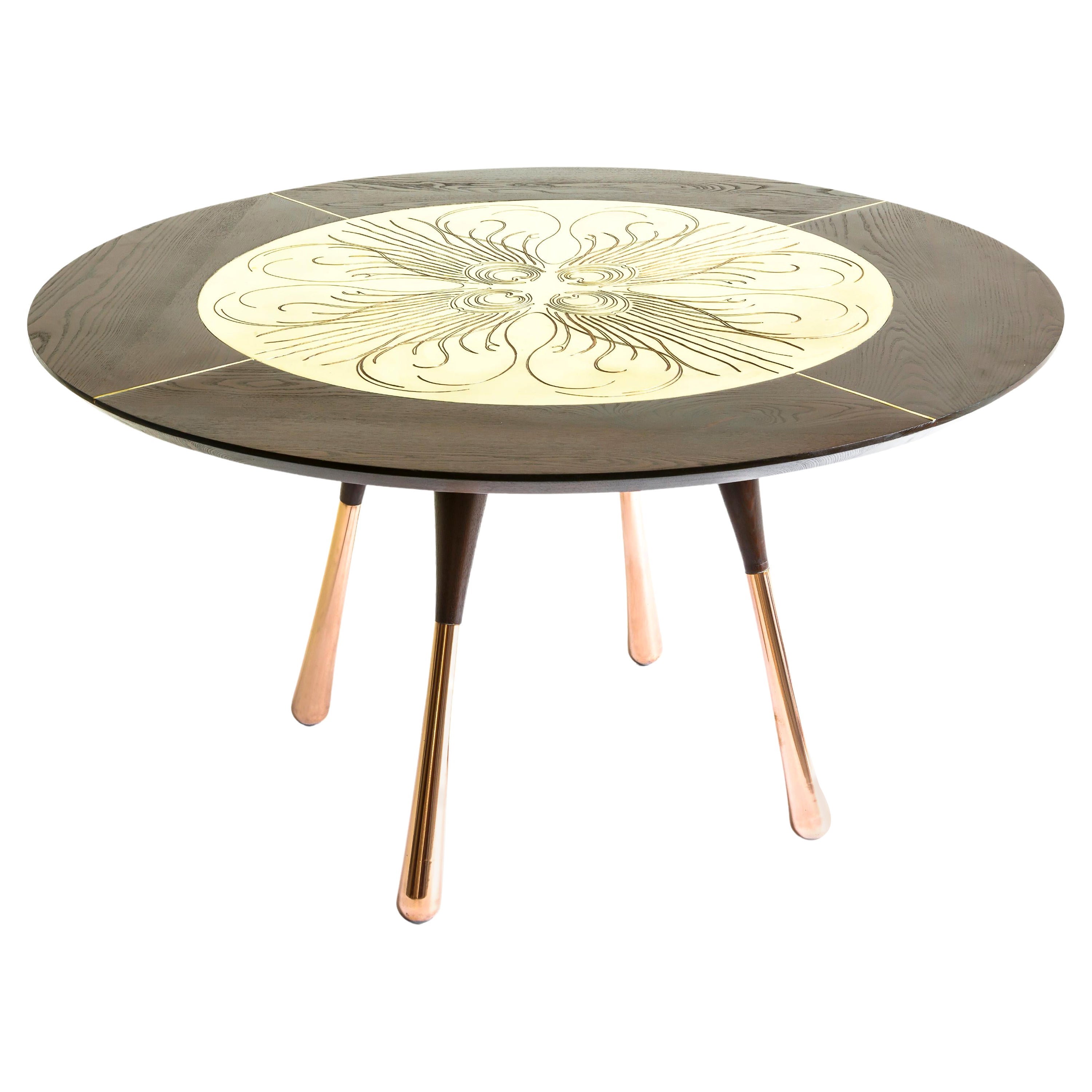 Little Miss Peacock Dining Table by Egg Designs For Sale