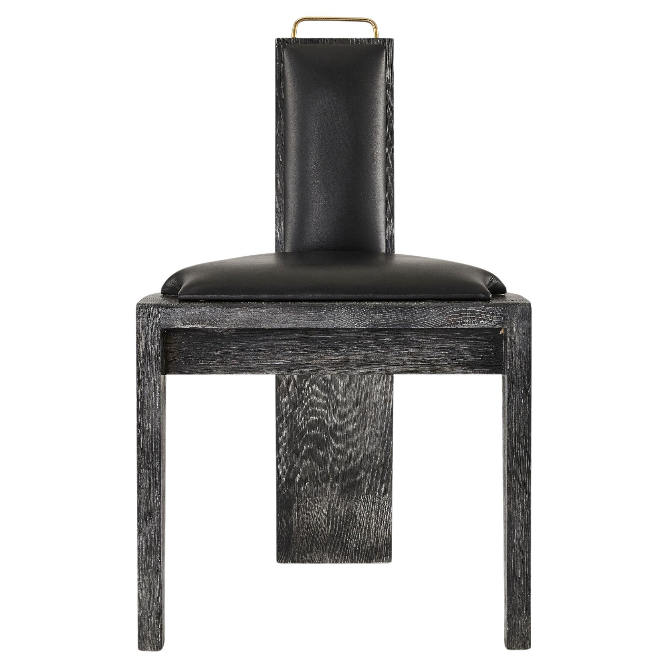 Olifant Black Dining Chair by Egg Designs For Sale