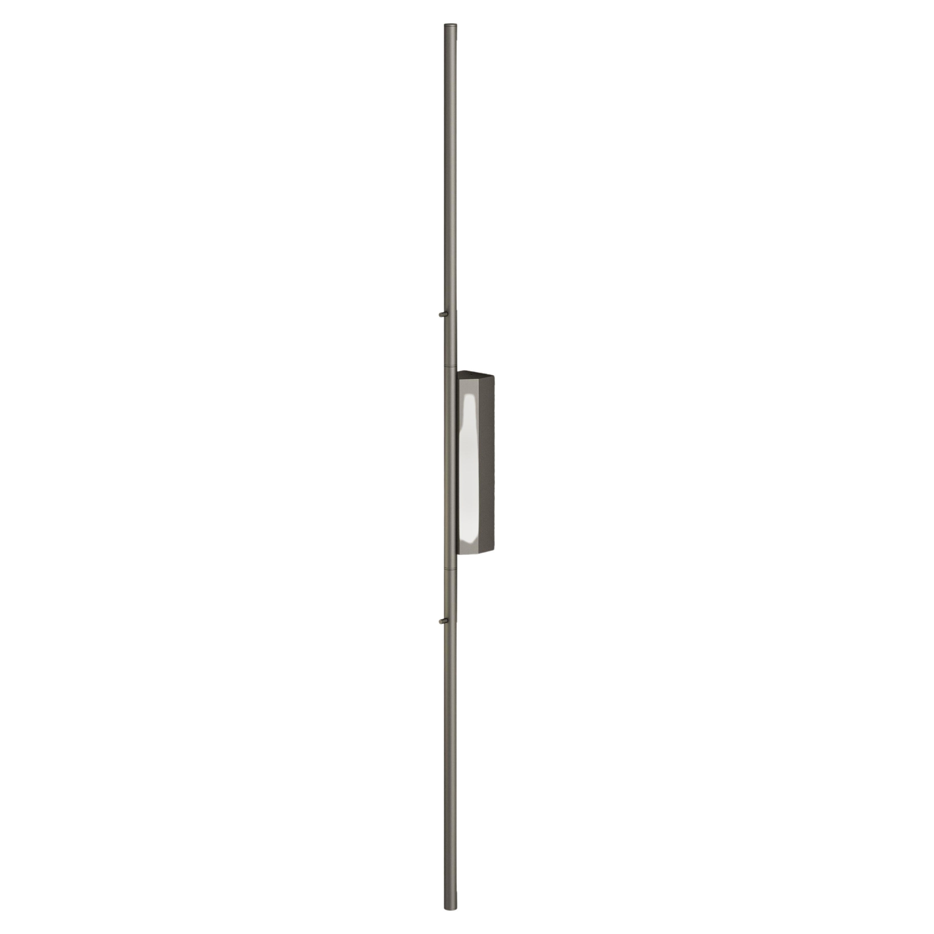 IP Link Double 960 Satin Graphite Wall Light by Emilie Cathelineau For Sale