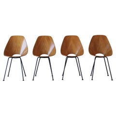 Four Medea Chairs by Vittorio Nobili, Fratelli Tagliabue, Italy, 1950s