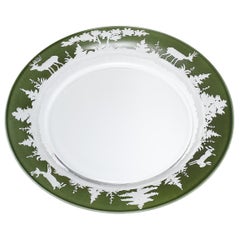 Forêt Noire Set de six assiettes en cristal Vert Sofina Boutique Kitzbühel