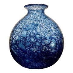 Magnifique vase en verre soufflé Ercole Barovier, Italie 1965