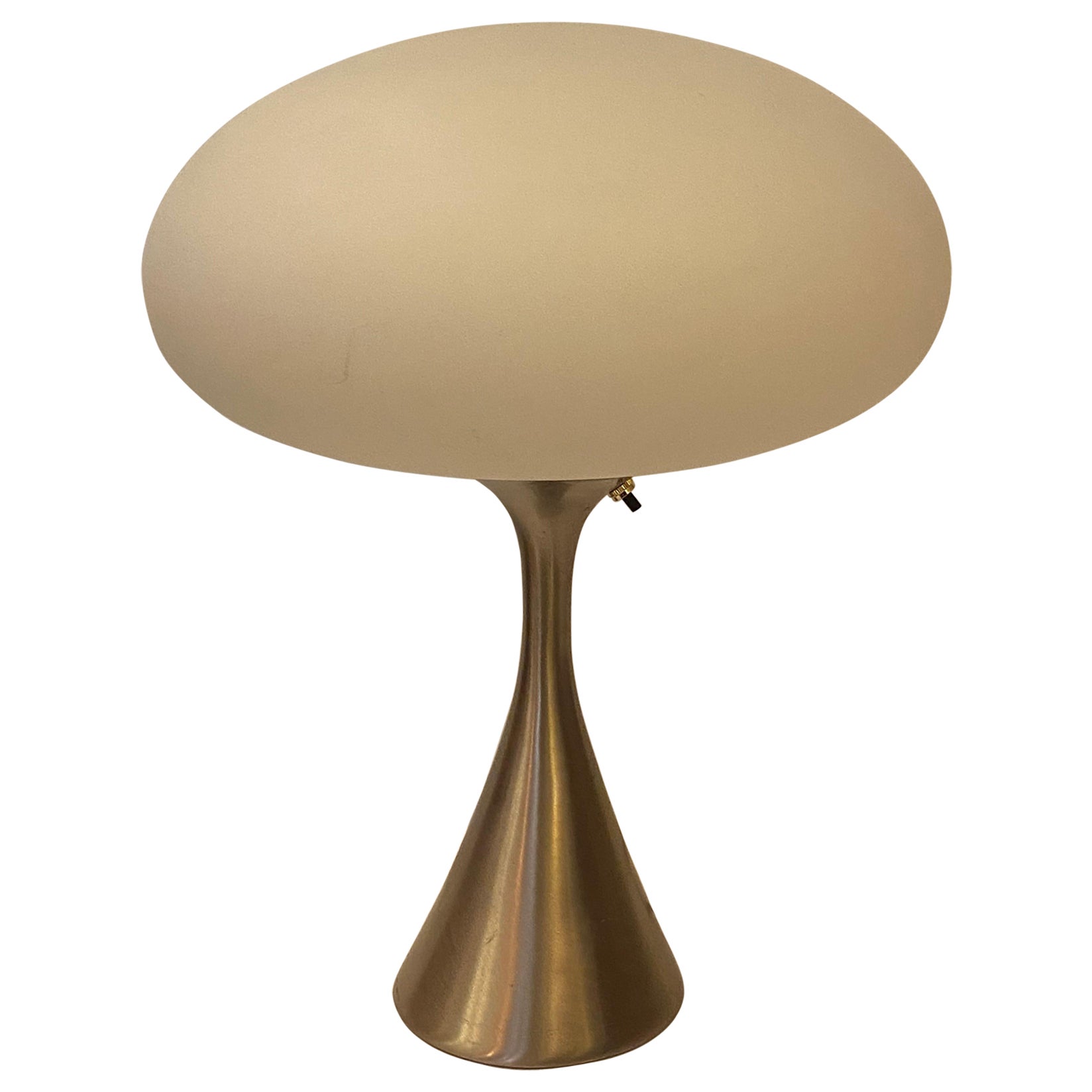 Laurel Stainless Finish Mushroom Lamp For Sale