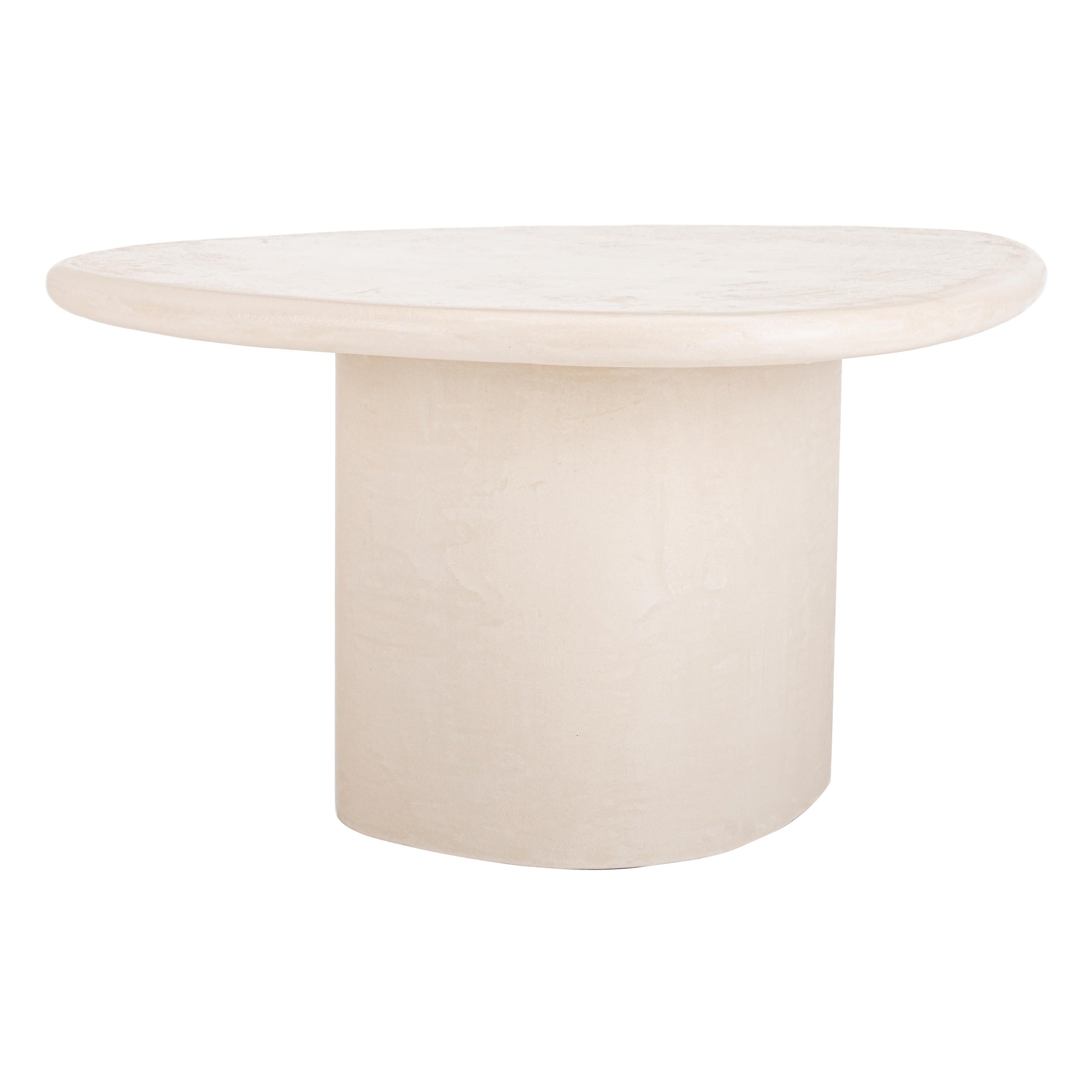 Contemporary Organic Natural Plaster Coffee Table "Primi" by Isabelle Beaumont For Sale