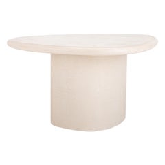 Contemporary Organic Natural Plaster Coffee Table "Primi" by Isabelle Beaumont