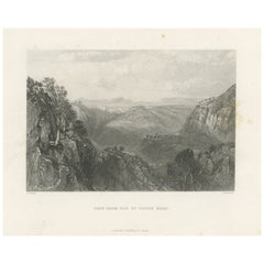 Antique Print of Grose Head, Blue Mountains National Park, Australia