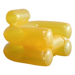 Retro Inflatable 'Blow Chair' by Jonathan de Pas 1960, outdoor or indoor 