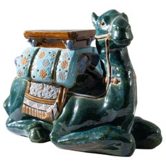 Vintage 1960s French Ceramic Camel